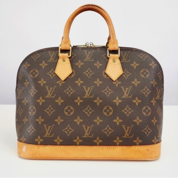 Louis Vuitton Handbags - Louis Vuitton Monogram Alma Handbag - Brown & Tan Leather